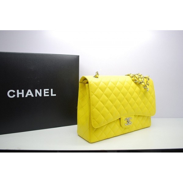 2012 Chanel Caviar Borse Maxi Fettine Di Limone Con Shw