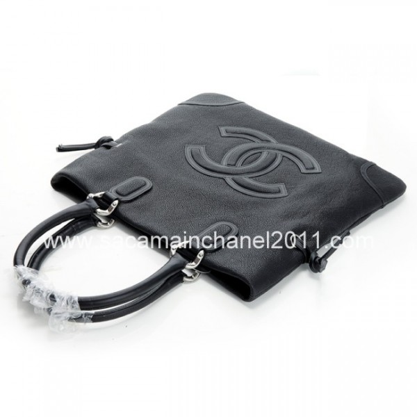 Borse Chanel 2012 In Pelle Di Vitello Nero Con Argento Hw Vecchi