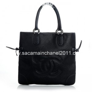 Borse Chanel 2012 In Pelle Di Vitello Nero Con Argento Hw Vecchi