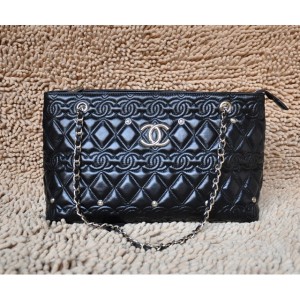 Borse Chanel 69022 Agnello Nero Con Oro Hw