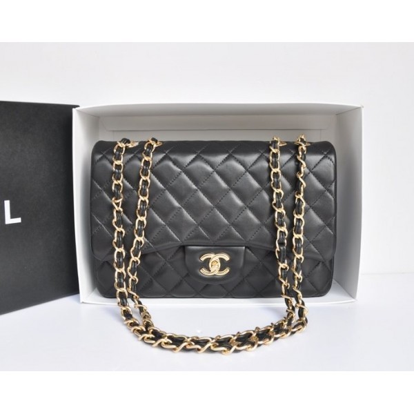 Borse Chanel Flap A28600 Agnello Nero Con Ghw Import