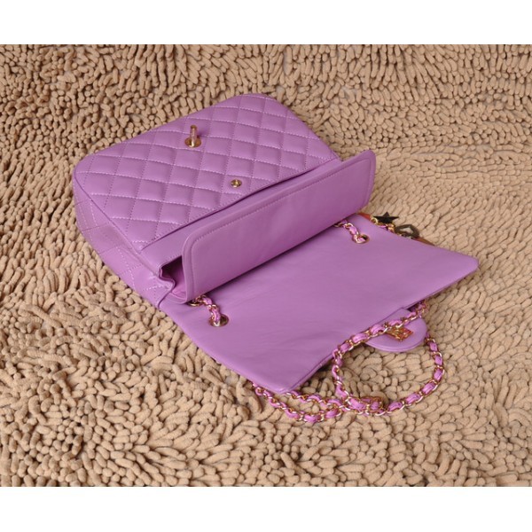 Borse Chanel Flap San Valentino Serie Rosa Agnello Con Ghw