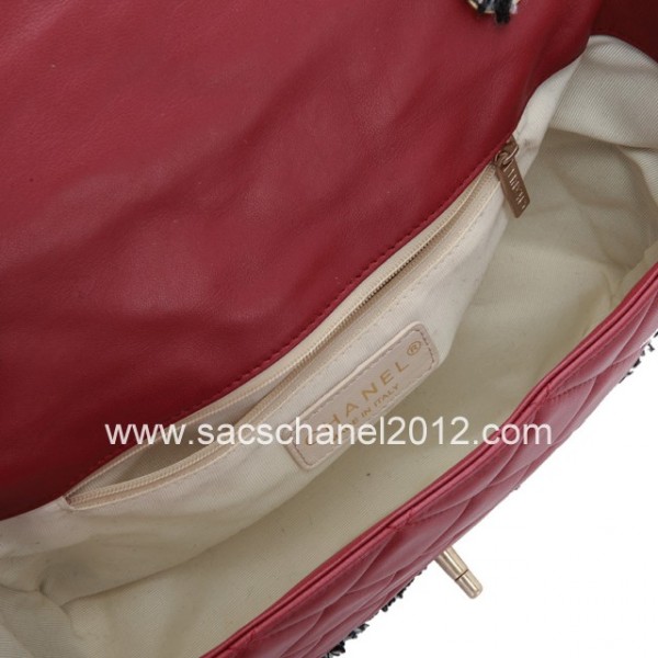 Chanel 2012 Borse In Pelle Di Vacchetta Con Maroon Discussioni T