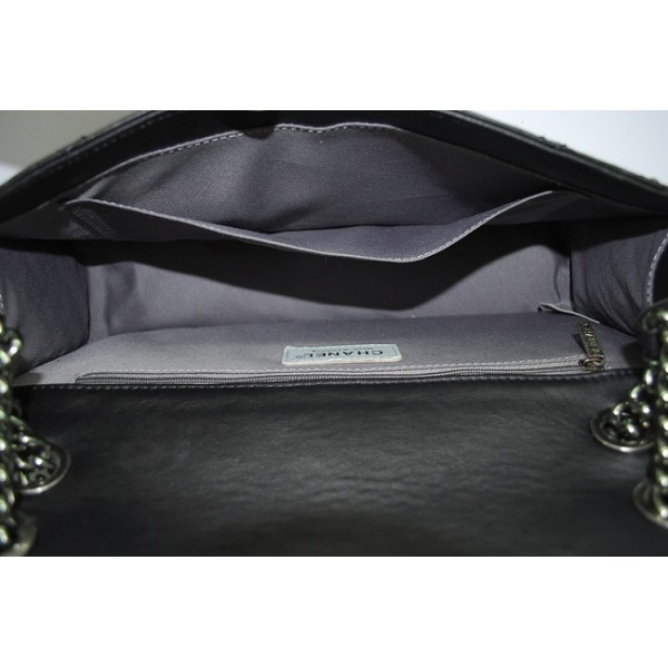 Chanel 2012 Flap Borse In Pelle Di Vitello Nero Con Shw Vintage