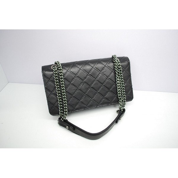 Chanel 2012 Flap Borse In Pelle Di Vitello Nero Con Shw Vintage