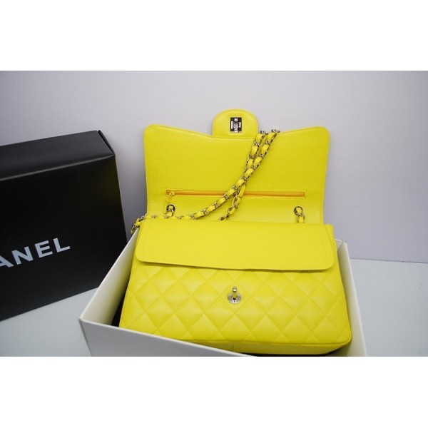 Chanel 36097 Fette Di Limone Caviale Borse Jumbo Con Shw