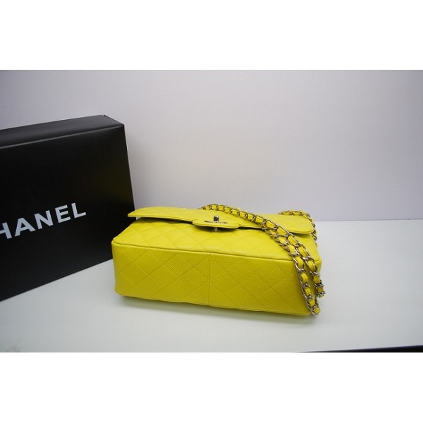 Chanel 36097 Fette Di Limone Caviale Borse Jumbo Con Shw