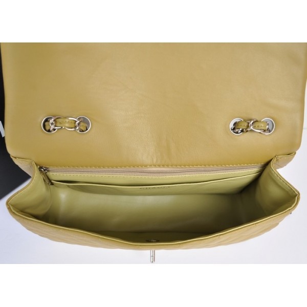 Chanel A28600 Flap Borse Pelle Di Agnello Verde Scuro Con Shw