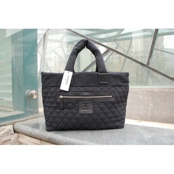 Chanel A48611 Trapuntato In Nylon Nero Coco Cocoon Borse