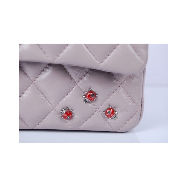 Chanel A49455 Rosa & Viola Flap Borse Agnello Con Coccinella