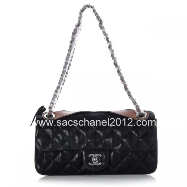 Chanel A49680 Trapuntato Nero Iridescente Borse Flap Classic