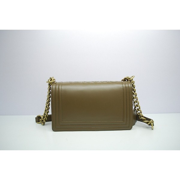 Chanel A66713 Flap Borse Boy Vitello Verde Scuro Con Ghw Vintage