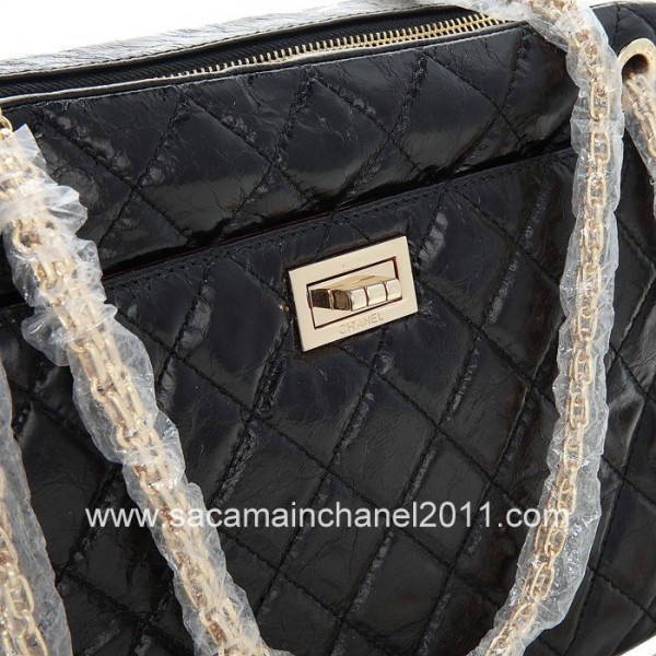 Vintage Chanel 2012 Oil Cera In Pelle Fotocamera Borse Con Ghw