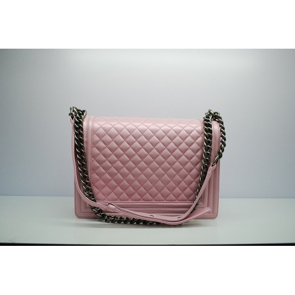 Borse Chanel A67087 Flap Boy In Pelle Di Agnello Rosa Con Shw D