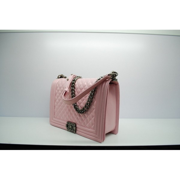 Borse Chanel A67087 Flap Boy In Pelle Di Agnello Rosa Con Shw D