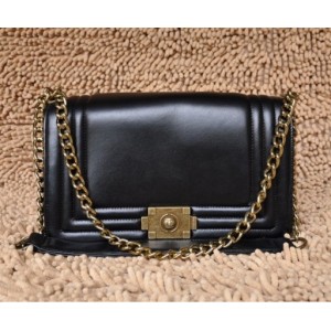 Chanel Nero Agnello Borse Boy 2011 Old Oro Hw