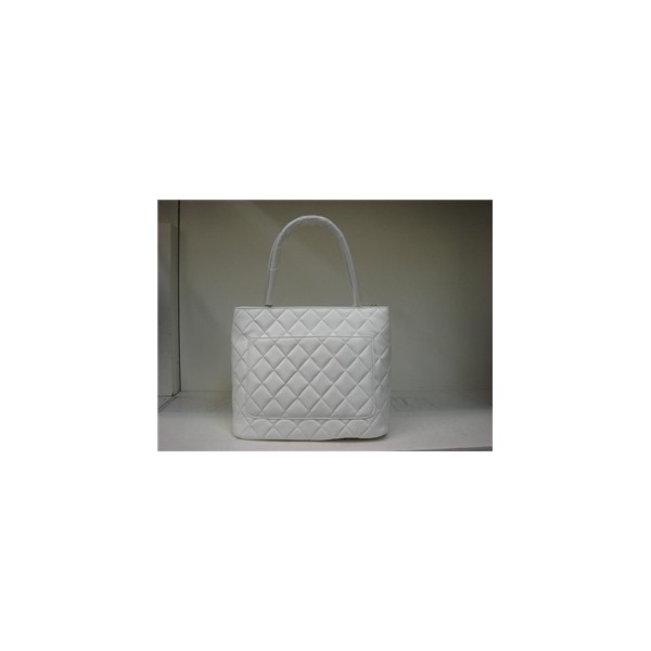 Chanel Classic Tote Cambon White Lamb