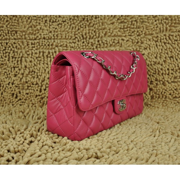 Borse Chanel Flap A01113 In Red Rose Agnello Con Shw