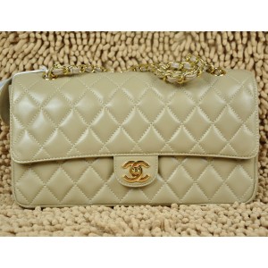 Chanel A01113 Albicocca Flap Borse Agnello Con Hardware Oro