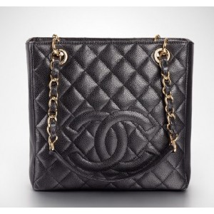 Chanel A50994 Y01864 94305 Borse Nero Shopping Medio