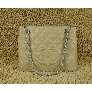 Chanel Borse A58004 In Pelle Caviar Albicocca Con Ecs