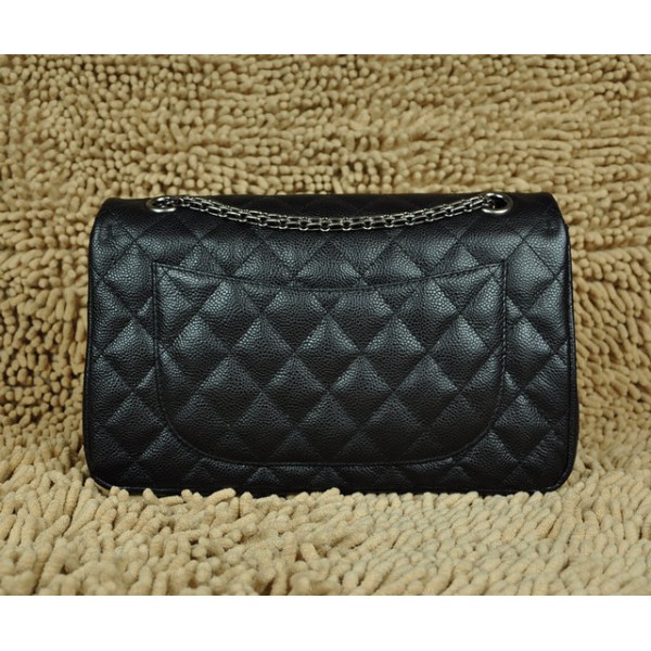 A30227 Chanel Classic Flap Borse Caviar Black Con Hardware In Ar