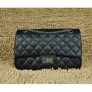 A30227 Chanel Classic Flap Borse Caviar Black Con Hardware In Ar