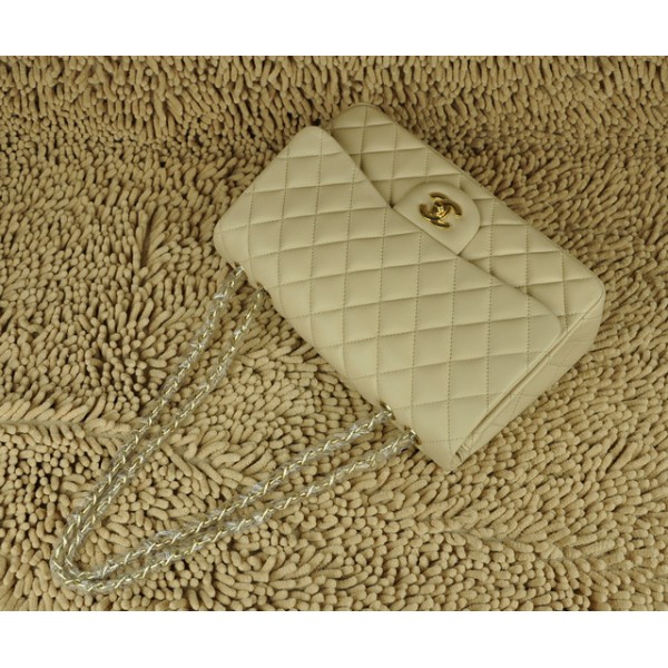 Borse Chanel A28600 Flap Jumbo Agnello Albicocche Con Silver Hw