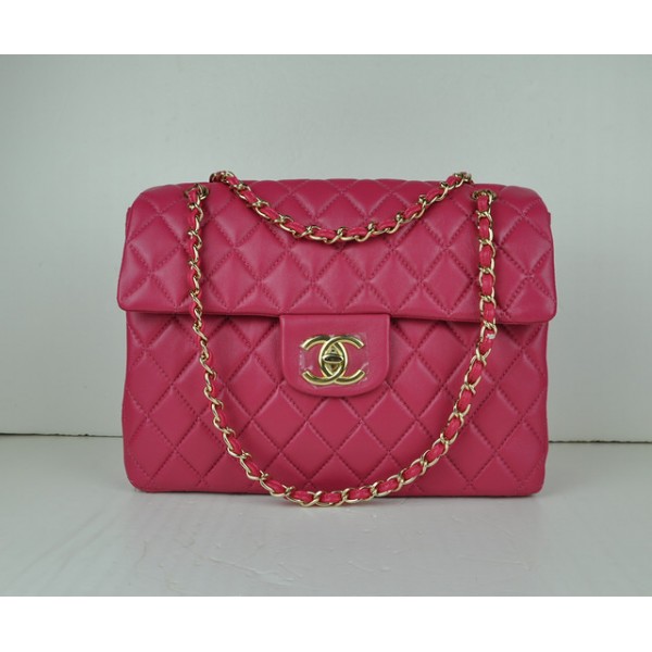 Borse Chanel Flap A46558 In Agnello Rosa Con Oro Hw