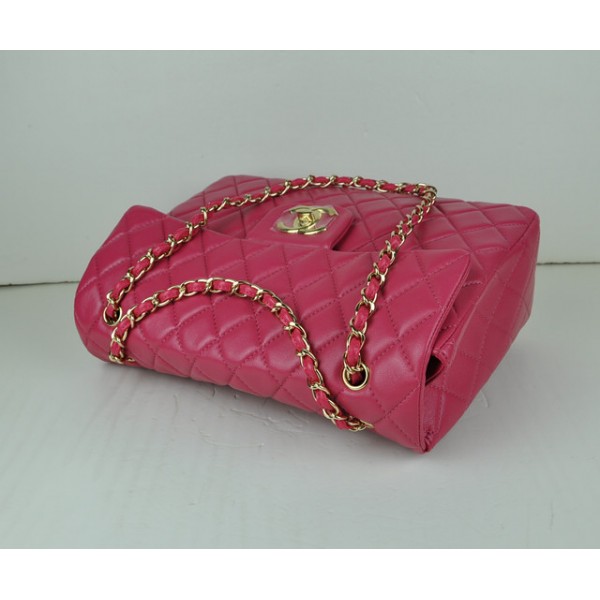 Borse Chanel Flap A46558 In Agnello Rosa Con Oro Hw