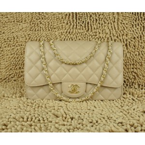 Borse Chanel Jumbo Flap A28600 In Pelle Pieno Fiore Con Albicocc