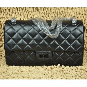 Chanel A30226 Flap Borse In Pelle Di Agnello Nero Classico