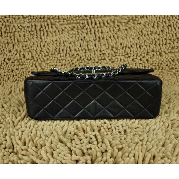 Chanel Bag In Pelle Di Agnello Nero A28600 Flap Jumbo Con Hardwa