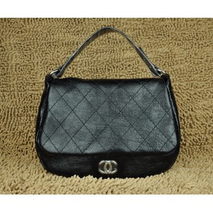 Borse Chanel Classic Spalla Di Vitello Nera Grande Semplice 4801