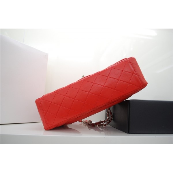 Chanel A47600 Flap Borse Maxi Rosso, Arancio, Con Hardware In Ar