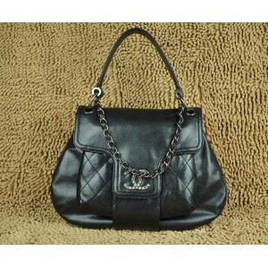 Chanel Black Leather Bag Cereali