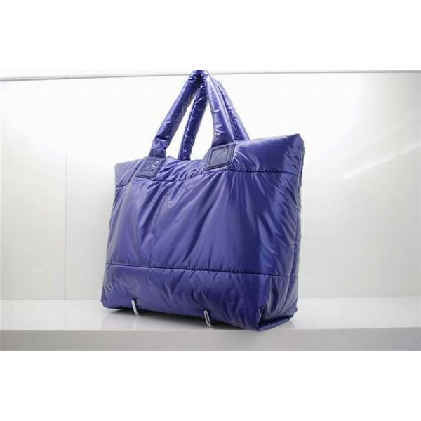 Chanel A47086 Reversibile In Nylon Trapuntato Grande Tote Blu