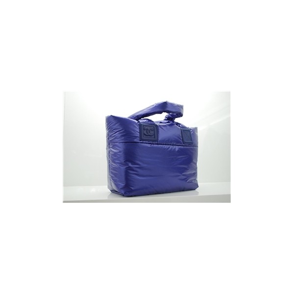 Chanel A47108 Reversibile Trapuntato In Nylon Borse Piccolo Blu