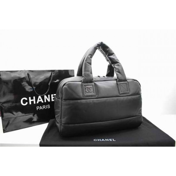 Chanel Quilted A47096 Nero Agnello Borse Bowling Morbide