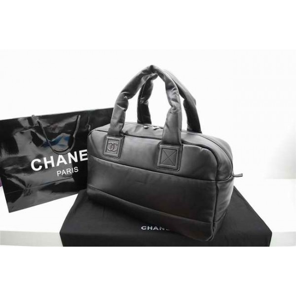 Chanel Quilted A47096 Nero Agnello Borse Bowling Morbide