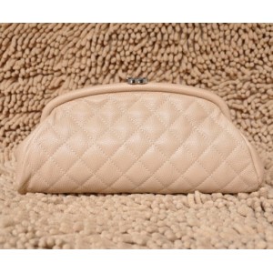 Borse Chanel A32342 Albicocca Caviar Leather Clutch