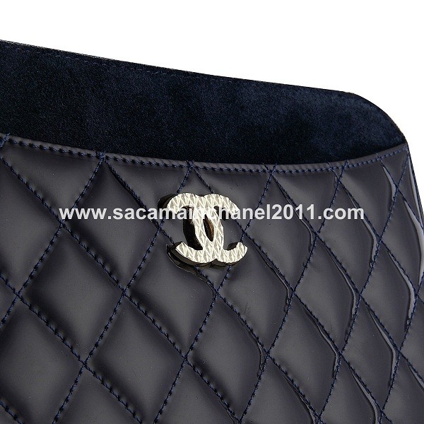 Chanel A50974 Y04823 94305 Titolare Ipad In Vernice Trapuntata