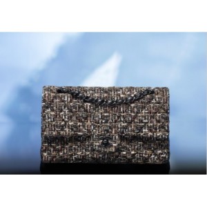 Chanel A01112 Y07307 M7983 Tweed Borse Flap Classic