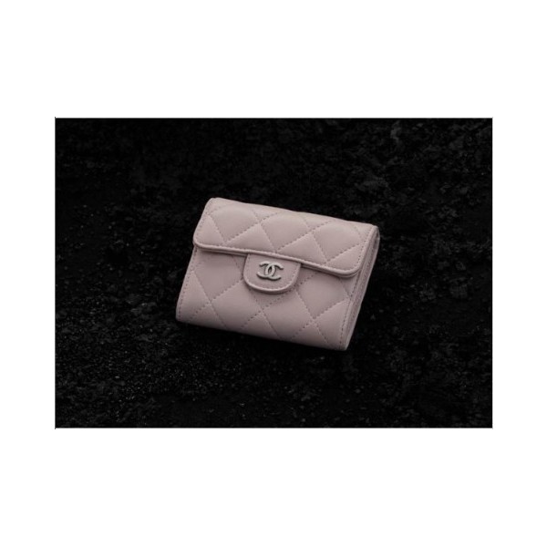 Chanel A31504 Y01480 31410 Portafogli Agnello Rosa