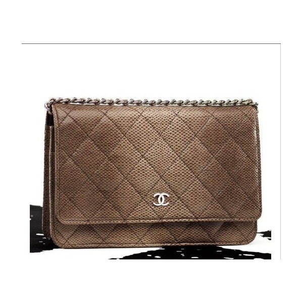 Chanel A33814 Y07109 81222 Mini Portafogli Snakeskin Sulla Caten