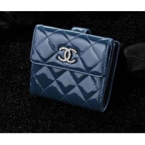 Chanel A48694 Y01799 62223 Portafogli In Pelle Di Vitello Di Bre