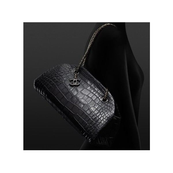 Chanel A49854 Y07341 94305 Bowling Borse Alligator Mat Signorina