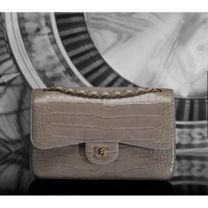 Chanel A58600 Y07419 44203 Shiny Alligator Borse Flap Classic