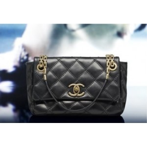 Chanel A66517 Y07295 94305 Hot Stamp Borse Vitello Smaltato