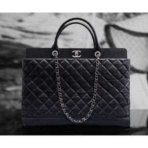 Chanel A66814 Y07402 94305 Quilted Borse Vitello Anziani